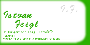 istvan feigl business card